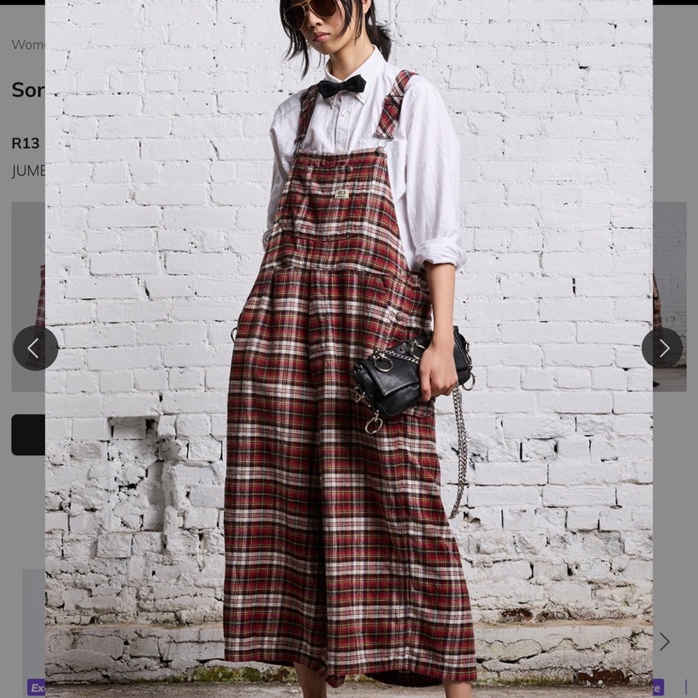 R13 jumbo dungarees overalls - Picture 2 of 9